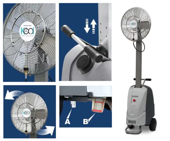 Noleggio Ventilatori Nebulizzatori per Locali Pubblici ed Eventi a Milano e Provincia